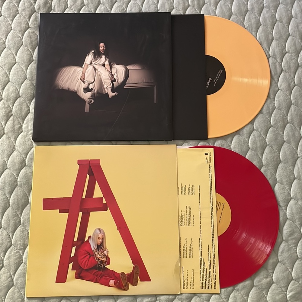 2 Billie Eilish Vinyl Records